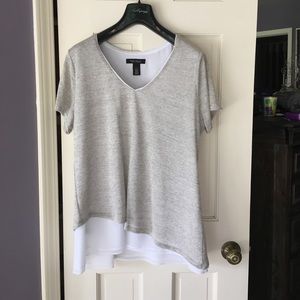 EUC Metallic Neutral w/Ivory Shirt